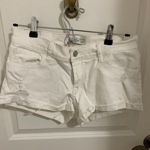 A&F white denim shorts Size 4